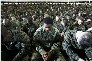 People - Marines - Praying