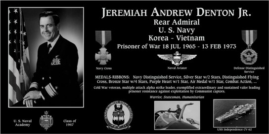 Adm. Jeremiah Denton, Vietnam War Hero & US Senator, to be Honored at ...